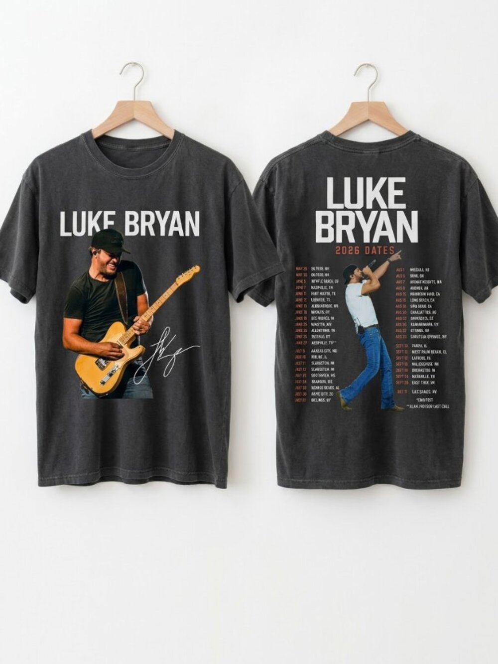 Luke Bryan 2026 Tour Country Music Fan T-Shirt